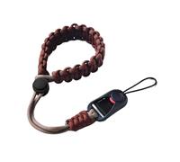 GIYXHU Correa de muñeca for cámara 3 piezas, tejida a mano, for colgar individualmente para Cámara(Khaki Brown)