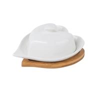 GIYXHU Mantequera de cerámica con tapa for encimera festival para Mantequilla