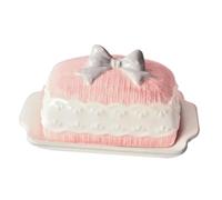 GIYXHU Mantequera de cerámica con tapa, ideal for guardar utensilios cocina, for el hogar, comedor y hotel para Mantequilla