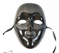 GIYXHU Máscara De Mascarada 8 Uds máscaras faciales completas máscara de baile callejero disfraces for accesorios fiesta Cosplay(Black)