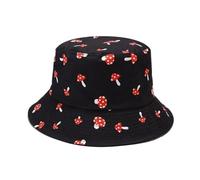 GIYXHU Sombrero de Pescador con Varios Patrones Vegetales, Sombrero de Pescador, Sombrero for el Sol, Sombrero Fedora, Sombrero de Pescador for Hombre(Mix Color J,S)