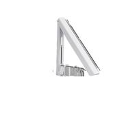 GIYXHU Varilla de secado Invisible aluminio, 1/2 unidades, 40cm, estante ropa plegable montado en la pared for interior, exterior, balcón, baño, ahorro espacio Para El Lavadero Y El Dormitorio(White)