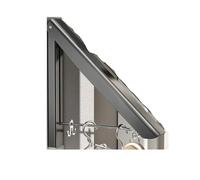 GIYXHU Varilla de secado Invisible aluminio, 1/2 unidades, 40cm, estante ropa plegable montado en la pared for interior, exterior, balcón, baño, ahorro espacio Para El Lavadero Y El Dormitorio(Grey)