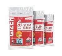 GIZEH - Filtros de tabaco de liar hechos en Francia., Slim, 10