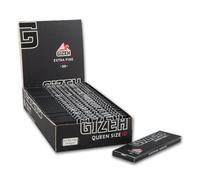 Gizeh - Papel secante negro tamaño queen, 5 hojas de 50 hojas