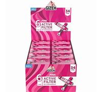 Gizeh Pink Activ Filter 6 mm 10 Cajas de 34 filtros