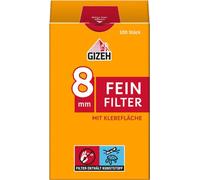 Gizeh Pure - Filtro Fino para Cigarrillos (10 Paquetes x 100 filtros, 8 mm), Multicolor