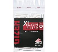 Gizeh XL Slim - Filtro para cámara (diámetro de 6 mm, extralargo, 10 x 100)