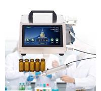 GIZMIT Máquina de llenado Manual, máquina de llenado de líquidos portátil, llenadora automática para Botellas pequeñas | Control Digital de Volumen | Diseño de Acero Inoxidable 1370