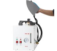GIZMIT Vaporizador con generador de 900W,Plancha Profesional y estación de Planchado,Plancha de Vapor eléctrica Industrial de 1600W con depósito de Agua de 4l y Caldera para Planchar Ropa y Cortinas