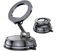 GizmoVine Soporte Magnético para Teléfono en Coche, Succión al Vacío, Soporte Ajustable 360° para Tablero/Parabrisas/Rejilla de Ventilación, Succión de 78LBS, Compatible con MagSafe para iPhone 12-16