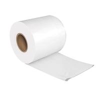 Giznzg Rollo de tubo de polietileno, bolsa de plástico plana, polietileno de grado alimenticio, solución de embalaje personalizada (20 cm x 150 m, 2 mil)