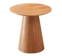 GJ Mesa de Centro Redonda Moderna de Madera, Escritorio de recepción Minimalista for Oficina, Mesa de negociación Creativa y de Ocio, for Sala de Estar, balcón, cafetería, Hotel y Bar.(B,70x75cm)