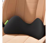 GJBHN Cojin Lumbar para Coche para Dacia Spring Second Generation 2025 Cojín de Soporte Lumbar Ergonómico Cojín Lumbar para Silla de Oficina,Standard Model-Black