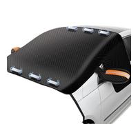 GJBHN Cubierta Nieve Parabrisas de Coche para Ferrari SF90 Stradale EV 2025 Protector para Parabrisas Funda Plegable Parabrisa Delantero,Orange Reflective Strips