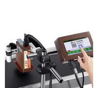 GJBMXSM Impresoras De Inyección De Tinta Industriales, Codificadoras De Inyección De Tinta, Máquinas De Codificación Automática En Línea De Números Y Fechas De Lotes para Líneas Montaje,12.7mm