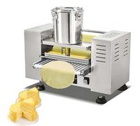 GJBMXSM Máquina Comercial De 2800 W para Hacer Corteza De Crepe De Mil Capas, Automática, Diámetro De 6”/8”/10”, Grosor De Crepe: 0,4-1,2 Mm, Equipo para Producción De Pasteles 10-Inches
