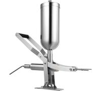 GJBMXSM Máquina Rellenadora de Churros Manual 5 litros - Inyector Profesional para Crema, Mermelada y Chocolate | Acero Inoxidable con 4 Boquillas, Precisión ±1g Equipamiento para Pastelerías