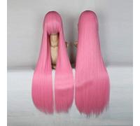 GJBXP 100cm Rose Net Larga recta Anime Cosplay Peluca Rubia Verde Rojo Púrpura Blanco Disfraces de Halloween Pelucas para mujeres Pelo sintético 16