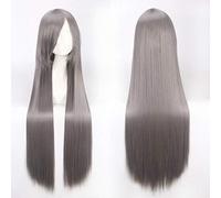 GJBXP 100cm Rose Net Larga recta Anime Cosplay Peluca Rubia Verde Rojo Púrpura Blanco Disfraces de Halloween Pelucas para mujeres Pelo sintético 01