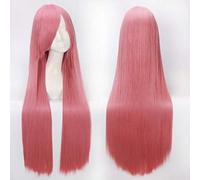 GJBXP 100cm Rose Net Larga recta Anime Cosplay Peluca Rubia Verde Rojo Púrpura Blanco Pelucas de disfraces de Halloween para mujeres Pelo sintético 17
