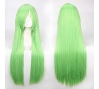 GJBXP 100cm Rose Net Larga recta Anime Cosplay Peluca Rubia Verde Rojo Púrpura Blanco Pelucas de disfraces de Halloween para mujeres Cabello sintético 30