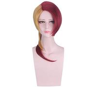 GJBXP Anime Land Of The Lustrous Red Cinnabar Yellow Diamond Green Jade Phosphophyllite Peluca Houseki No Kuni Cosplay Pelucas Cabello negro Champagne