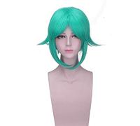 GJBXP Anime Land Of The Lustrous Red Cinnabar Yellow Diamond Green Jade Phosphophyllite Wig Houseki No Kuni Cosplay Pelucas Cabello Negro Verde