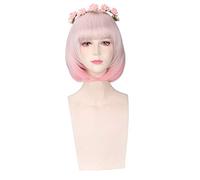 GJBXP Barato Recto Corto Bob Pelucas Para Mujeres Harajuku Lolita Ombre Peluca Anime Cosplay Pelo Sintético Para Fiesta de Disfraces de Halloween PL-277
