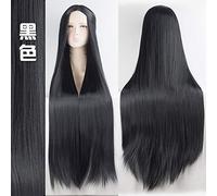 GJBXP Biamoxer 100 cm pelucas largas pelucas sintéticas clásicas de fibra de alta temperatura disfraz pelucas de cosplay fiesta de vello facial 20 color 1