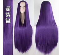 GJBXP Biamoxer 100Cm Pelucas Largas Clásico Fibra de alta temperatura Pelucas sintéticas Disfraz Cosplay Pelucas Cosplay Facial Hair Party 20 Color 14