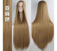 GJBXP Biamoxer 100Cm pelucas largas pelucas sintéticas clásicas de fibra de alta temperatura disfraz pelucas de cosplay fiesta de vello facial 20 color 16