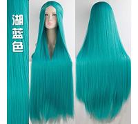 GJBXP Biamoxer 100Cm pelucas largas pelucas sintéticas clásicas de fibra de alta temperatura disfraz pelucas de cosplay fiesta de vello facial 20 color 5