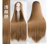 GJBXP Biamoxer 100cm pelucas largas pelucas sintéticas de fibra de alta temperatura clásicas disfraz pelucas de cosplay fiesta de vello facial 20 color 12