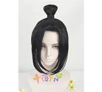 GJBXP Biamoxer 7 Estilos Gran maestro de cultivo demoníaco Wei Wuxian Styled Negro Largo Cosplay Peluca de pelo Diadema roja Estilo libre 4