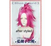GJBXP Biamoxer Fgo Fate Grand Order Extra Cosplay Peluca Francis Drake Largo Rosa Pelo sintético para adultos Estilo