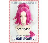 GJBXP Biamoxer Fgo Fate Grand Order Extra Cosplay peluca Francis Drake largo rosa pelo sintético para adultos sin estilo