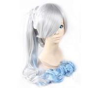 GJBXP Biamoxer Rwby Ruby Rose Cosplay pelucas Weiss Schnee Blake Belladonna Yang Xiao peluca larga rojo blanco negro amarillo cosplay peluca de pelo blanco