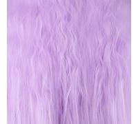 GJBXP Fluffy Red Pink White Orange Green Blonde Brown Peluca rizada Pelo sintético Anime Cosplay Fiesta de disfraces de Halloween Pelucas para mujeres púrpura