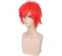 GJBXP IDOLiSH7 Cosplay Peluca Disfraz Pelo sintético YOTSUBA TAMAKI NANASE RIKU KUJO TENN TAKANASHI TSUMUGI Pelucas para hombres Mujeres Rojo