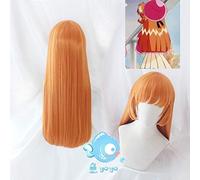 GJBXP Kaitou Saint Tail Cosplay Wiorange Straight Meimi Haneoka Long Ponytails Mysterious Thief Saint Tail Synthetic Hair Bangs Style 2