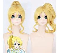 GJBXP Love Live Wigs Lovelive Minami Kotori Tojo Nozomi Nico Cosplay peluca mujer marrón azul largo y recto pelo de cola de caballo 6