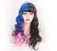 GJBXP Moda Barato Harajuku Lolita Cosplay Peluca Larga Ondulada My Little Pony Anime Fiesta de Disfraces de Halloween Ombre Pelucas de Pelo Para Mujeres PL-758