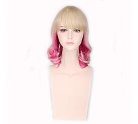 GJBXP Moda Sexy Ombre Peluca con flequillo Anime Cosplay Pelo sintético Disfraz de Halloween Harajuku Lolita Fiesta Pelucas para mujeres 6 Modelos PL-016