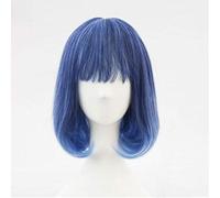 GJBXP New Blue Gradient White Synthetic Hair Daily Cosplay Wig Lolita Wig Costume Play Pelucas Disfraces de Halloween Cabello 5039B