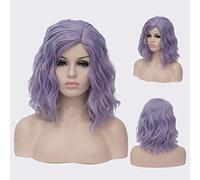 GJBXP Peluca rizada ondulada corta Bob Pelucas rosadas Ombre para niñas Fibra sintética resistente al calor Harajuku Cosplay Cabello 14 pulgadas y 21 colores Om-823