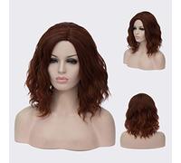 GJBXP Peluca rizada ondulada corta Bob Pelucas rosadas Ombre para niñas Fibra sintética resistente al calor Harajuku Cosplay Cabello 14 pulgadas y 21 colores Om-841