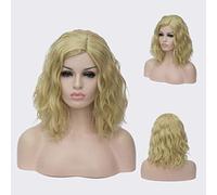GJBXP Peluca rizada ondulada corta Bob Pelucas rosadas Ombre para niñas Fibra sintética resistente al calor Harajuku Cosplay Cabello 14 pulgadas y 21 colores Om-821