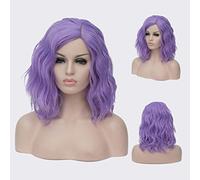 GJBXP Peluca rizada ondulada corta Bob Pelucas rosadas Ombre para niñas Fibra sintética resistente al calor Harajuku Cosplay Cabello 14 pulgadas y 21 colores Om-827
