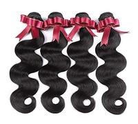 GJBXP Real hair_9A Onda del cuerpo brasileño cabello humano virgen remy natural negro 12 pulgadas